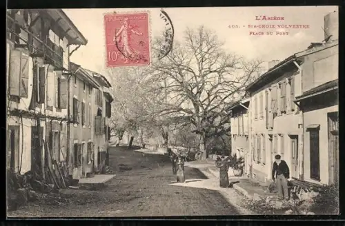 AK Ste-Croix Volvestre /Ariège, Place du Pont