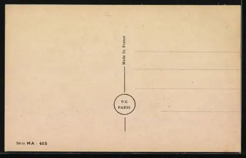 Künstler-AK V. Spahn: Frau badet im wasser während sie von einem Jungen angesprochen wird