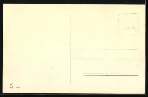 AK Briefmarkensprache, Liebespaar sitzt im Ruderboot