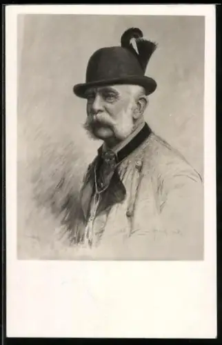AK Wien-Schönbrunn, Kaiser Franz Josef-Ausstellung 1935, Kaiser Franz Josef I. von Österreich