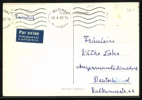 AK Helsinki, Rautatiegsema