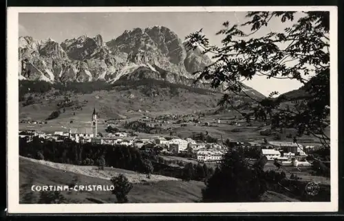 AK Cortina, Panorama con Monte Cristallo