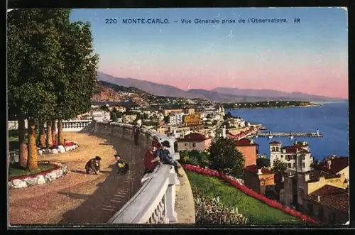 AK Monte-Carlo, Vue Generale prise de l`Observatoire