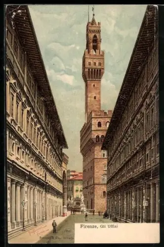 AK Firenze, Partie am Gli Uffizi