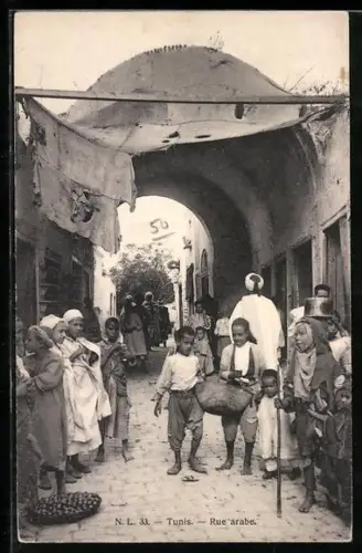 AK Tunis, rue arabe