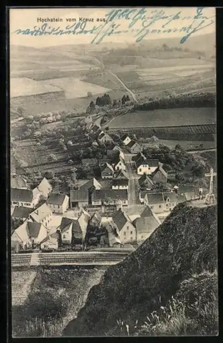 AK Hochstein / Winnweiler, Ortsansicht vom Kreuz aus