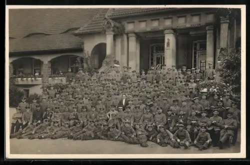 AK Crefeld, Sängerchor verwundeter Krieger, Juli 1915