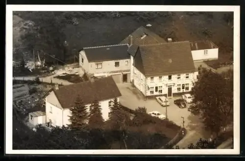 Foto-AK Herscheid, Gasthaus Zur Hardt, Bes. Rudolf Steinbach