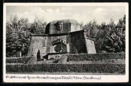 AK Horn /Teutoburger Wald, Denkmal am Wald