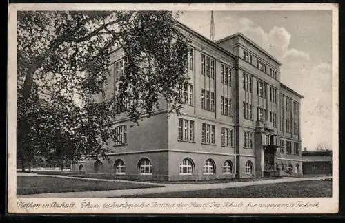 AK Köthen in Anhalt, Chem. Technisches Institut der Staatl. Ing. Schule für angewandte Technik