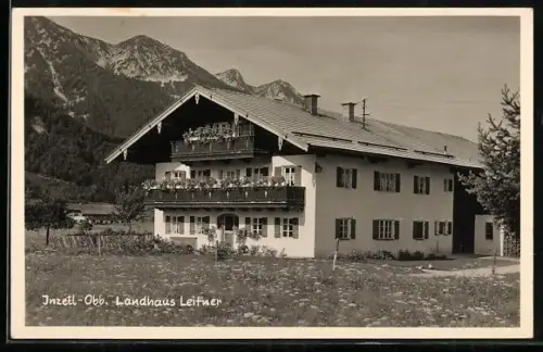 AK Inzell /Obb., Gasthof Landhaus Leitner