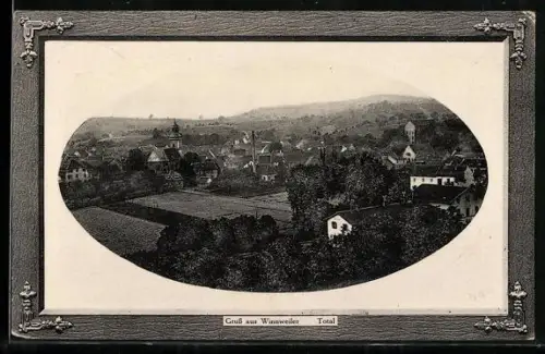 AK Winnweiler, Totalansicht des Ortes