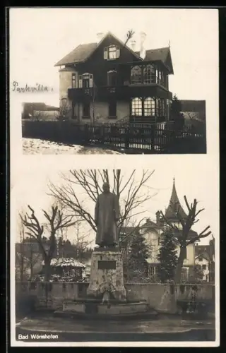 AK Bad Wörishofen, Denkmal, Parkvilla