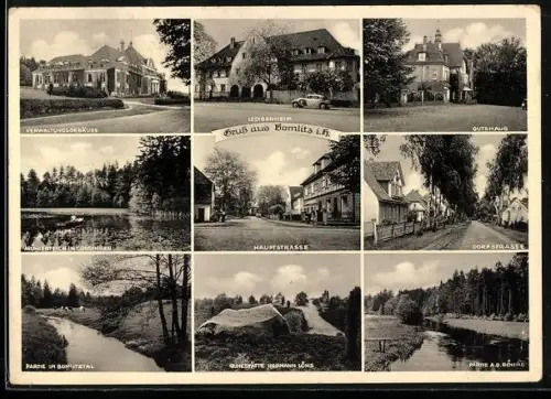 AK Bomlitz i. H., Verwaltungsgebäude, Gutshaus, Hauptstrasse, Dorfstrasse