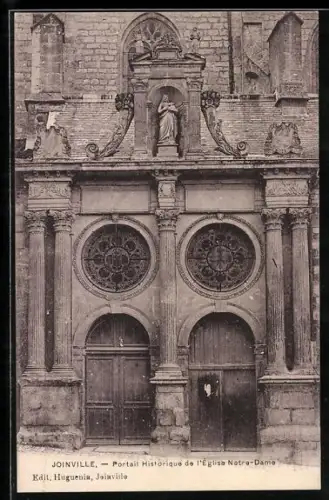 AK Joinville, Portail Historique de l`Église Notre-Dame