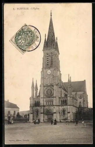 AK Eurville, L`Église