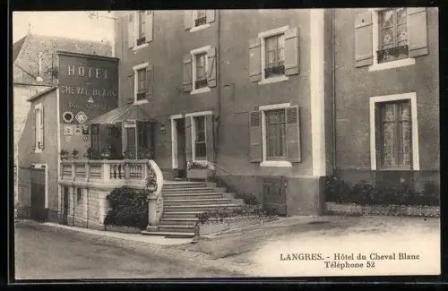 AK Langres, Hôtel du Cheval Blanc