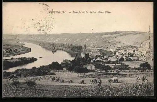 AK Vétheuil, Boucle de la Seine et les Côtes