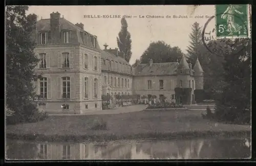 AK Belle-Église /Oise, Le Château de St-Just, côté Sud