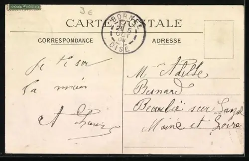 AK Belle-Église /Oise, Le Château de St-Just, côté Sud