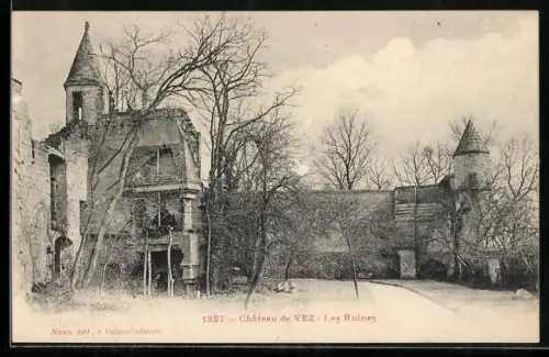 AK Vez, Château de Vez, Les Ruines