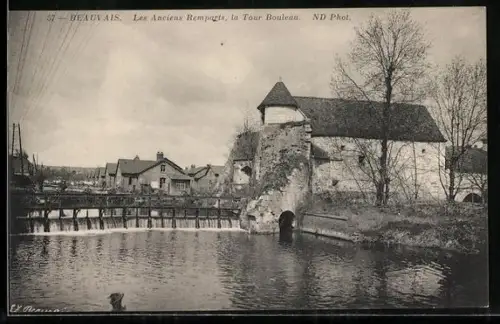 AK Beauvais, Les Anciens Remparts, la Tour Bouleau