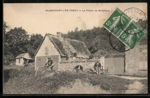 AK Blaincourt-lès-Précy, Le Poteau de Bonqueval