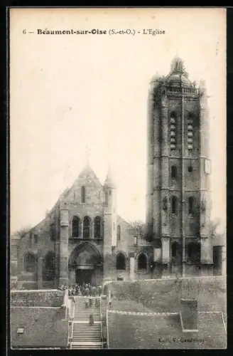 AK Beaumont-sur-Oise /S.-et-O., L`Église