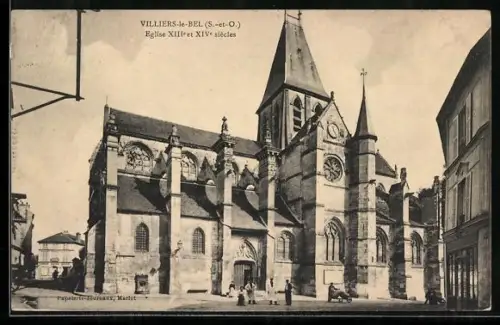 AK Villiers-le-Bel /S.-et-O., Église XIIIe et XIVe siècles