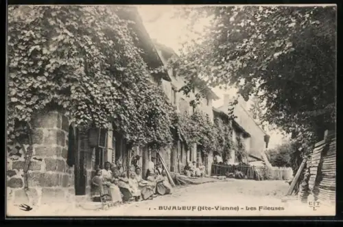 AK Bujaleuf /Hte.-Vienne, Les Fileuses