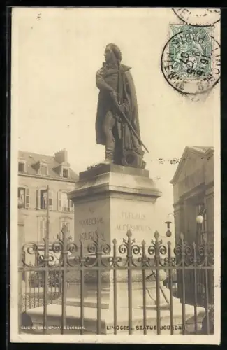 AK Limoges, Statue Jourdan