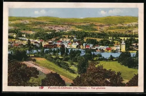 AK Peyrat-le-Château /Hte-Vienne, Vue générale