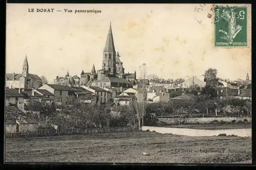 AK Le Dorat, Vue panoramique