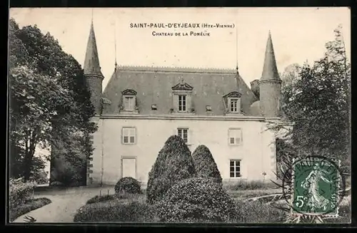 AK Saint-Paul-d`Eyjeaux /Hte-Vienne, Château de la Pomélie
