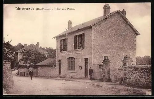 AK Eyjeaux /Hte-Vienne, Hôtel des Postes