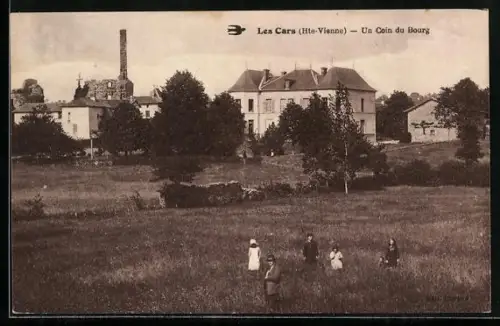 AK Les Cars /Hte-Vienne, Un Coin du Bourg