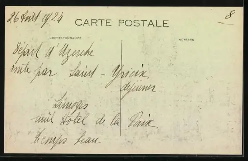 AK Limoges, Rue de la Boucherie animée avec passants et commerces