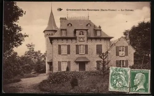 AK Grammont-les-Sauvages /Haute-Vienne, Le Château