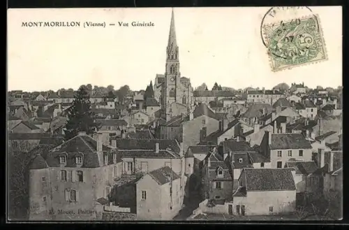 AK Montmorillon /Vienne, Vue Générale