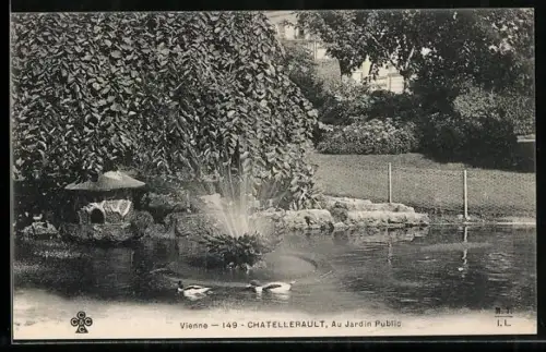 AK Châtellerault, Au Jardin Public