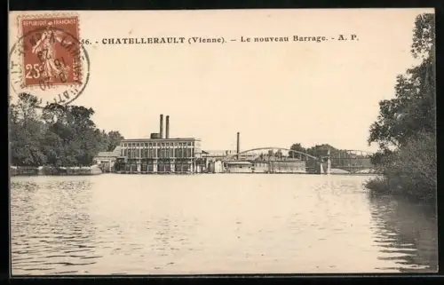 AK Châtellerault /Vienne, Le nouveau Barrage