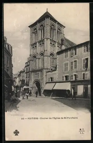 AK Poitiers, Clocher de l`Église de St-Porchaire