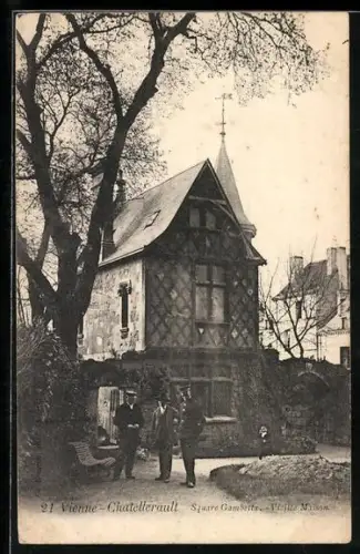 AK Chatellerault, Square Gambetta, Vieille Maison