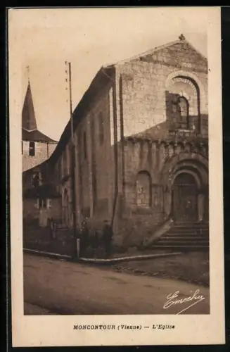 AK Moncontour /Vienne, L`Église