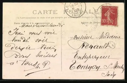 AK Poitiers, Le Parc de Blossac, Rond-Point de la Grande Allée