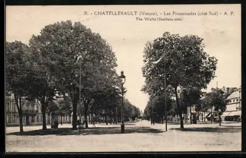 AK Chatellerault /Vienne, Les Promenades, côté Sud