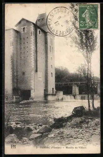 AK Persac /Vienne, Moulin de Villars