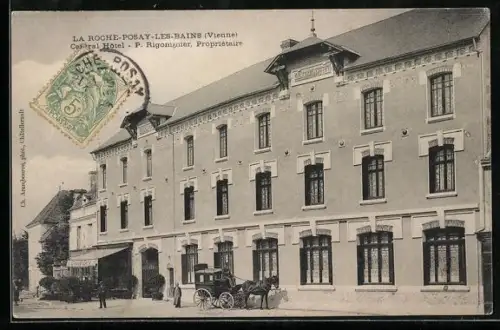 AK La Roche-Posay-les-Bains /Vienne, Central Hôtel, prop. P. Rigommier