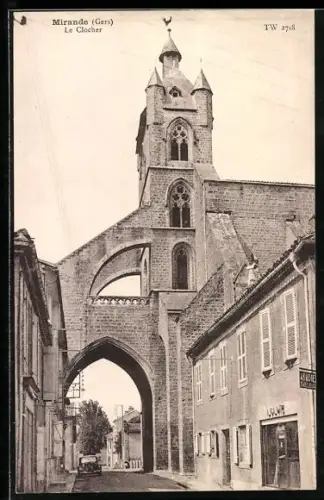 AK Mirande /Gers, Le Clocher