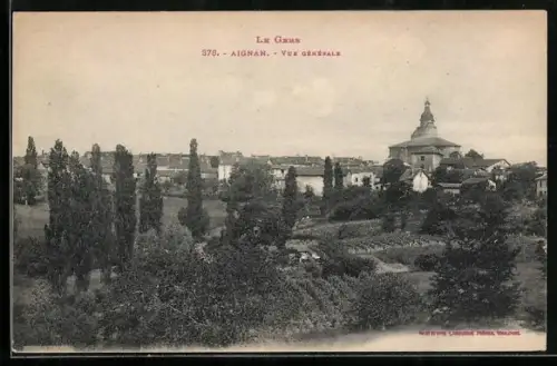 AK Aignan /Gers, Vue générale